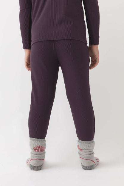 Children's Bamboo Waffle Knit Base Layer Pant - Last Chance