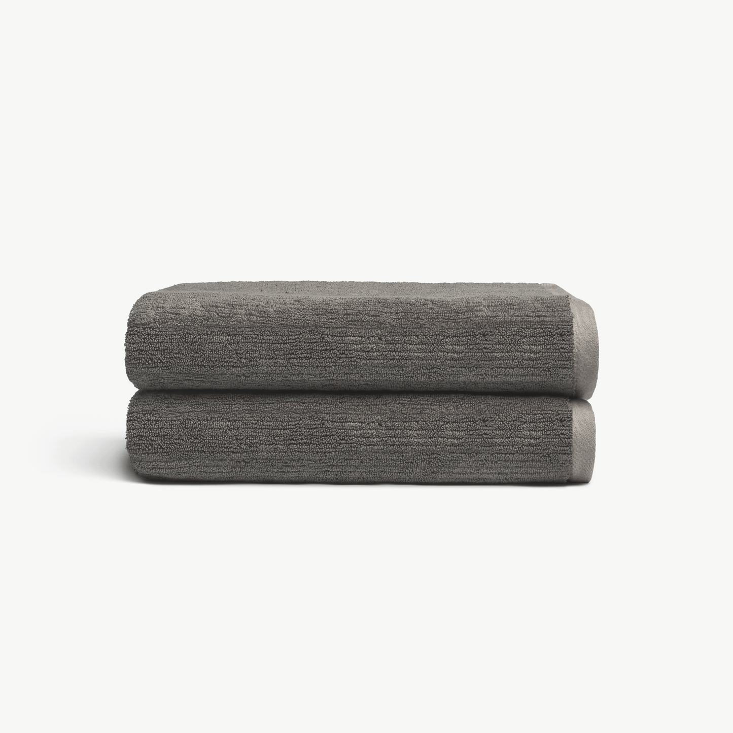 Ribbed Terry Bath Towels