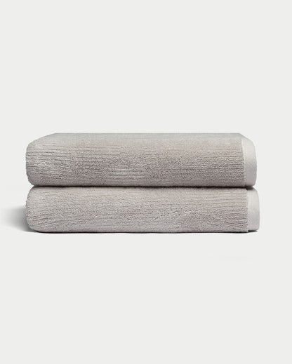 Ribbed Terry Bath Towels