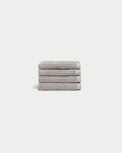 Ribbed Terry Washcloths