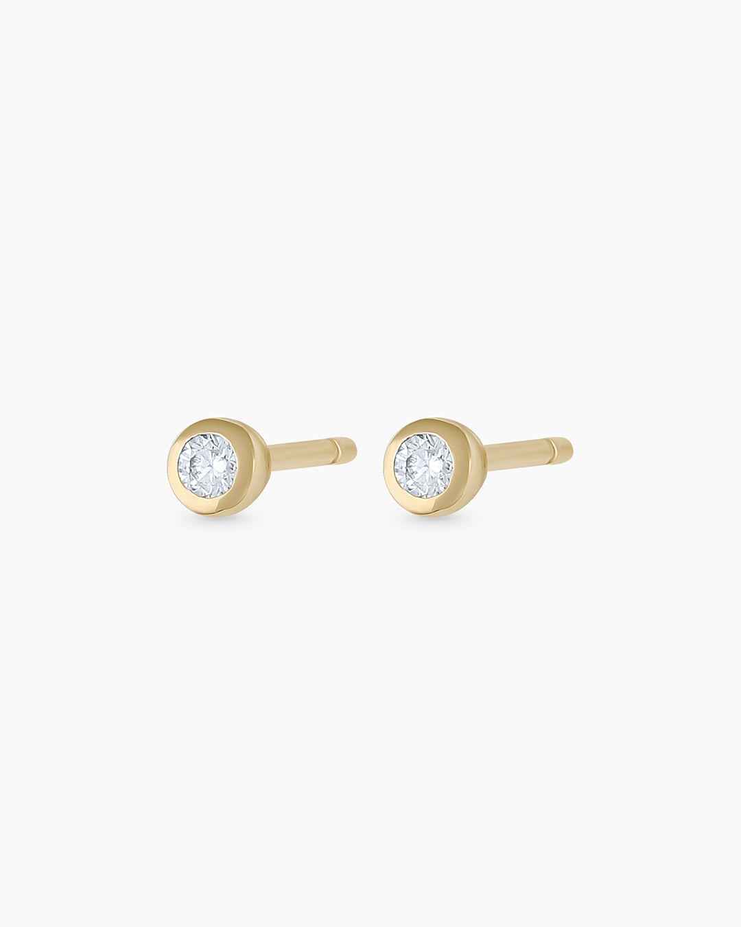 14K Classic Diamond Studs