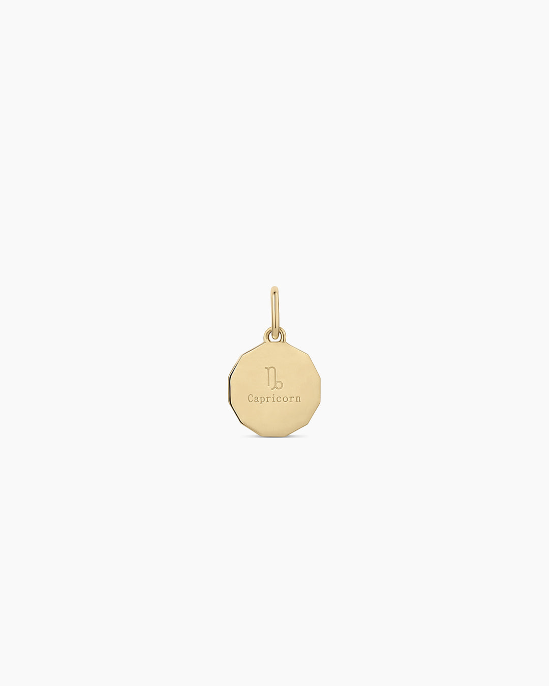 14K Diamond Zodiac Coin Charm