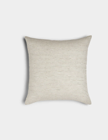 Striped Linen Throw Pillow