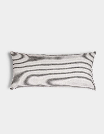 Striped Linen Throw Pillow