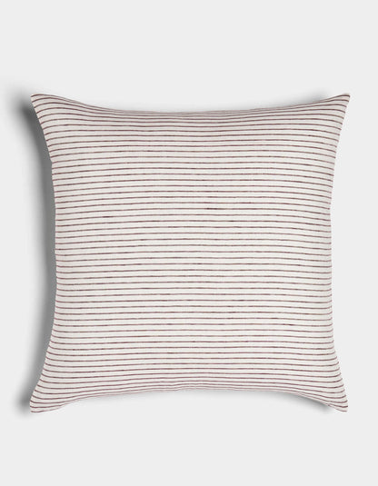 Striped Linen Throw Pillow