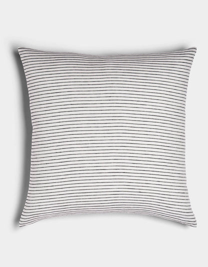 Striped Linen Throw Pillow