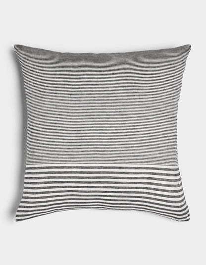 Striped Linen Throw Pillow