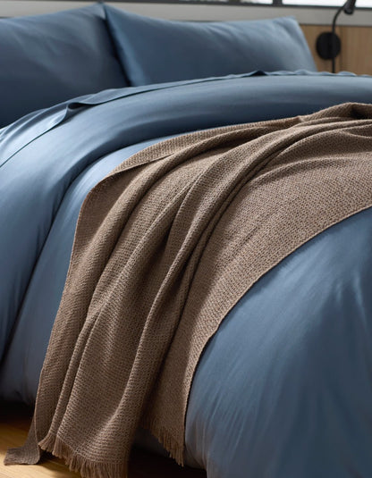 Alpaca Waffle Throw
