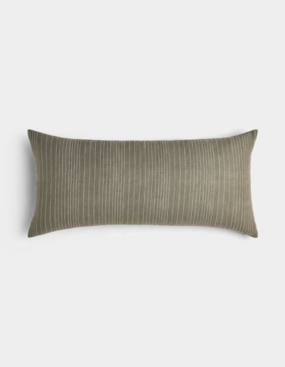 Striped Linen Throw Pillow
