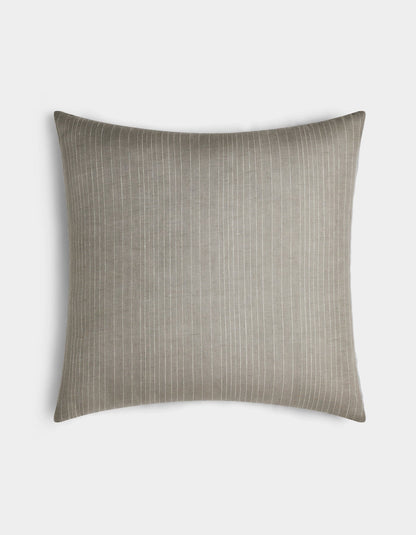 Striped Linen Throw Pillow