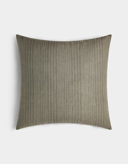 Striped Linen Throw Pillow