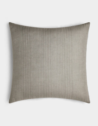 Striped Linen Throw Pillow