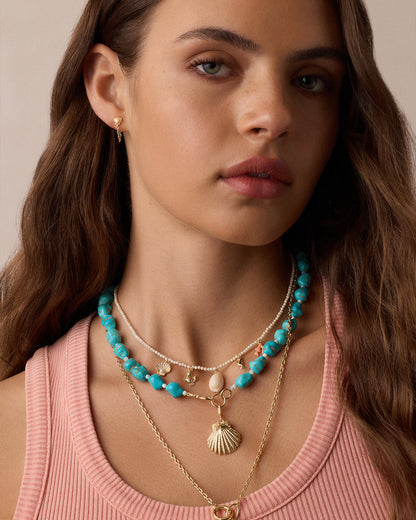 Ocean Mini Charm Necklace