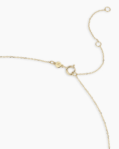 14K Diamond Beach Charm Necklace