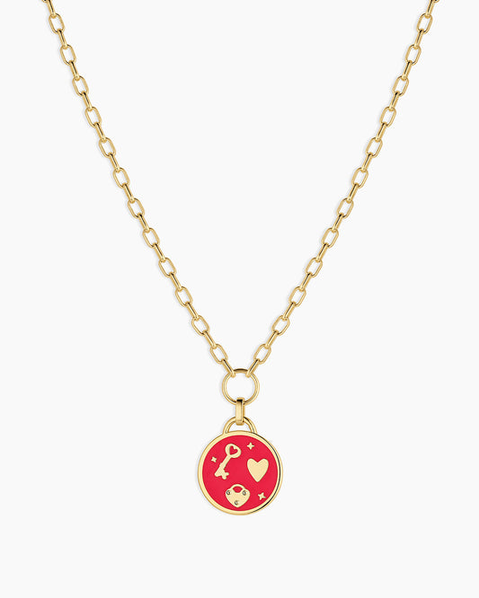 Love U Coin Necklace