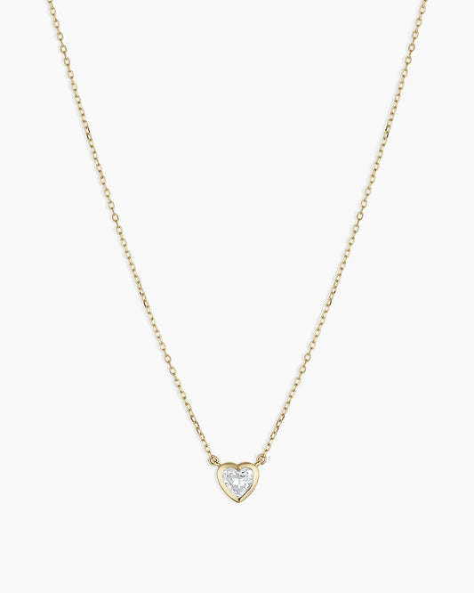 14K Lab Grown Diamond Heart Necklace
