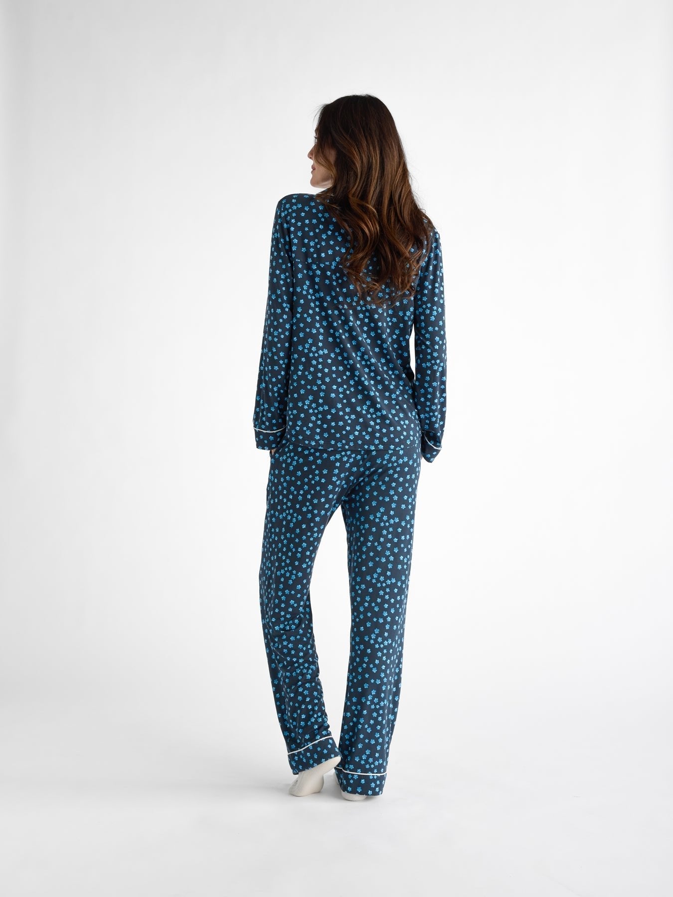 Women's Bamboo Stretch-Knit Long Sleeve Pajama Set - Last Chance