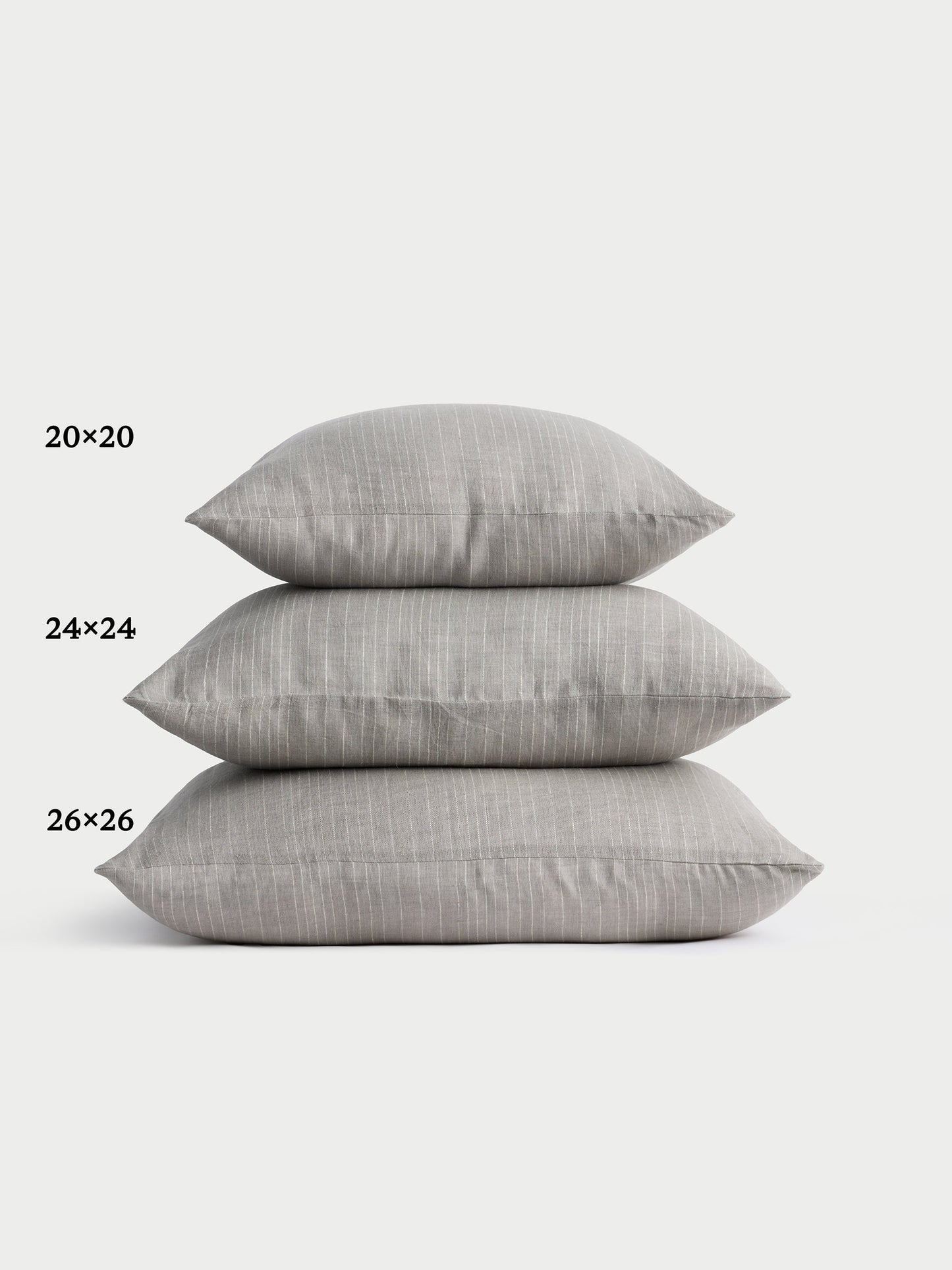 Striped Linen Throw Pillow