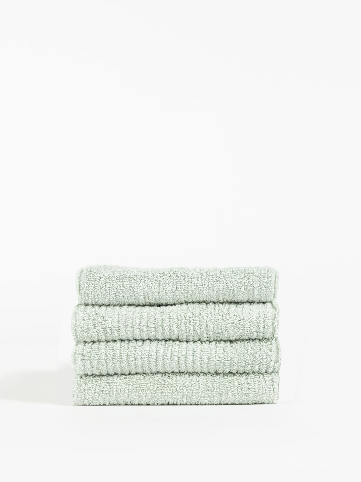 Ribbed Terry Washcloths