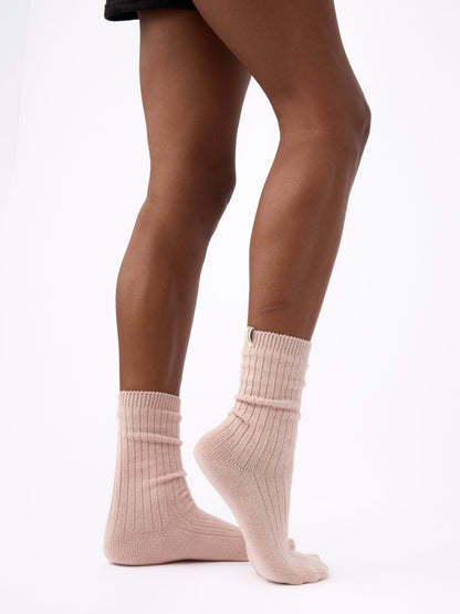 Women's Plush Lounge Calf Sock