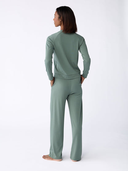 Women's Brushed Bamboo Wide Leg Pull On Pant TALL - Last Chance