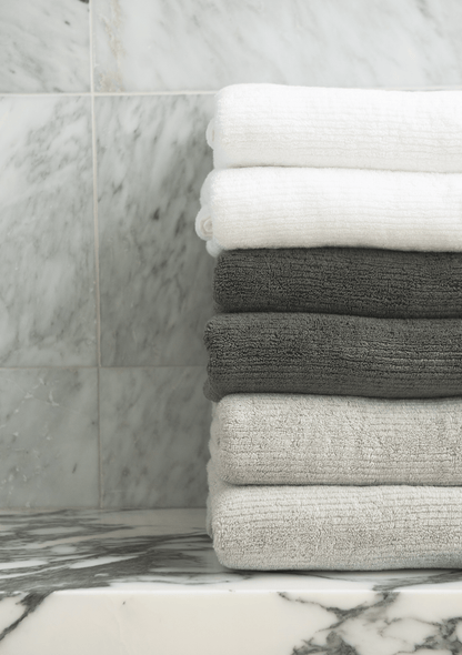 Ribbed Terry Bath Towels