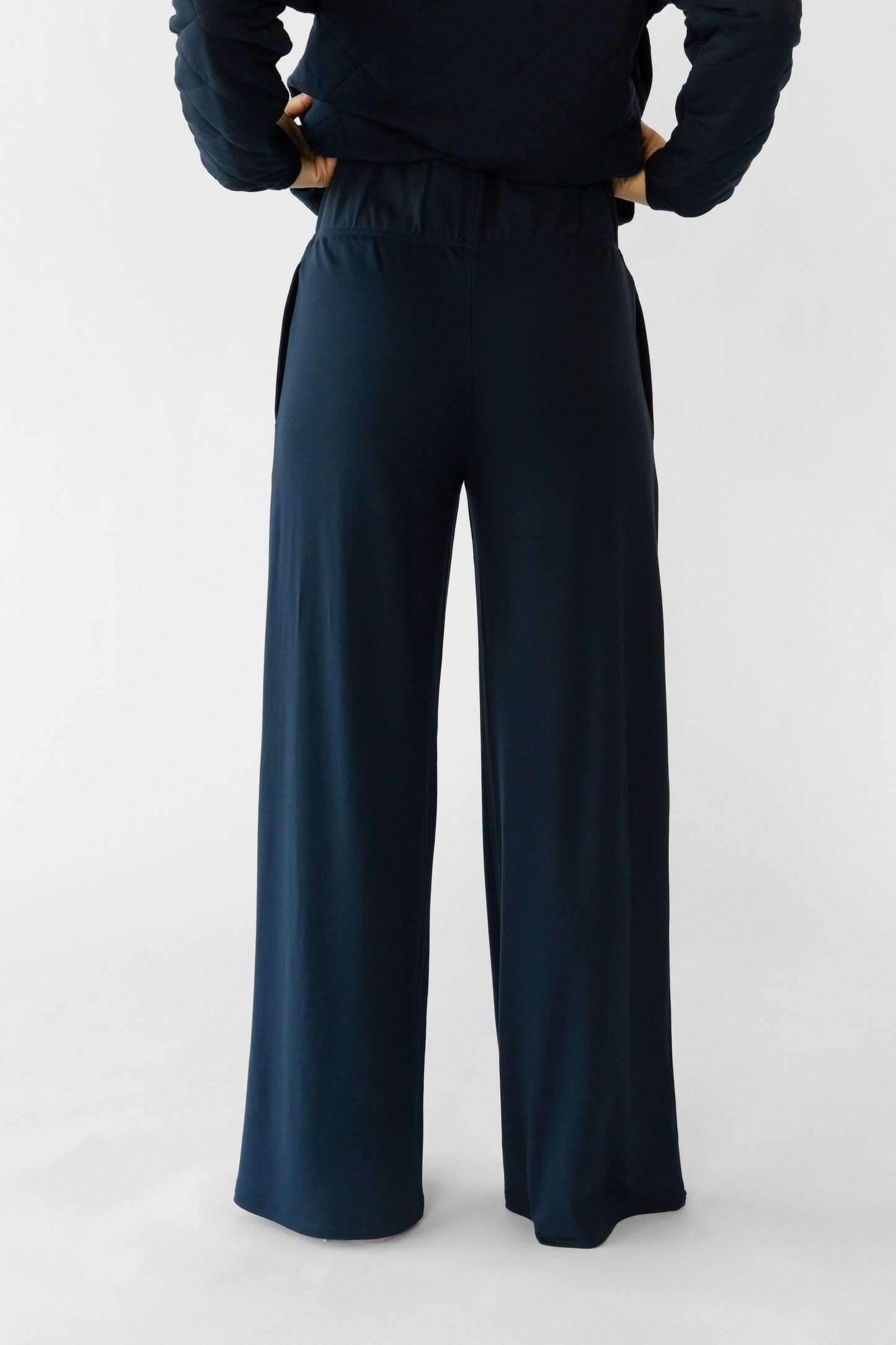 Women's Brushed Bamboo Wide Leg Pull-On Pant
