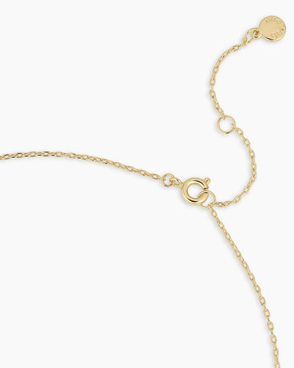 14K Elle Diamond Cluster Necklace