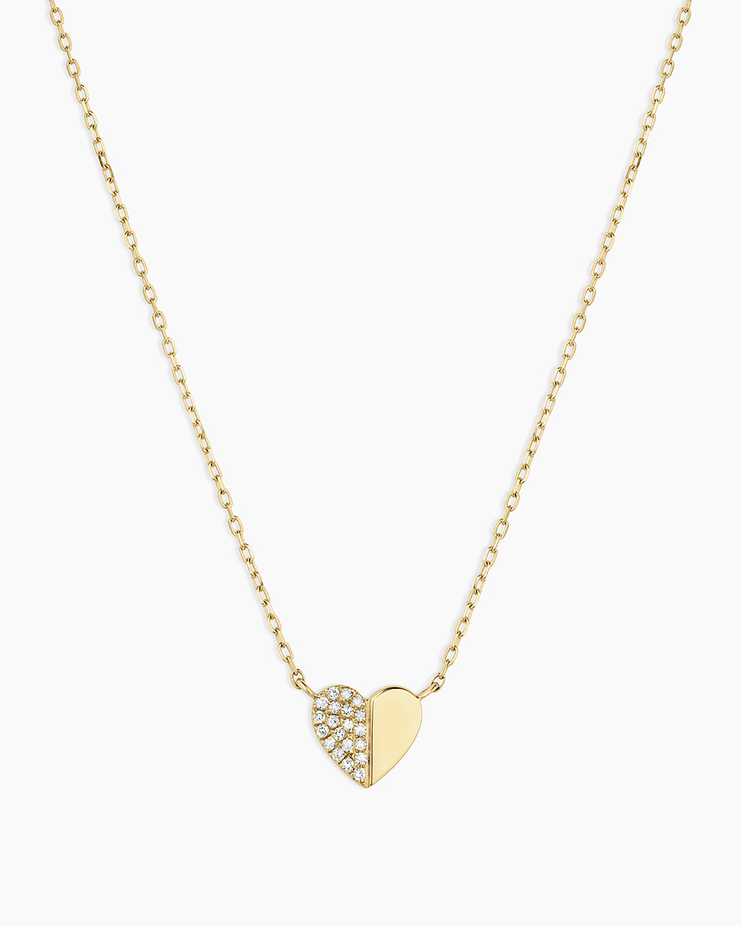 14K Diamond Bond Necklace