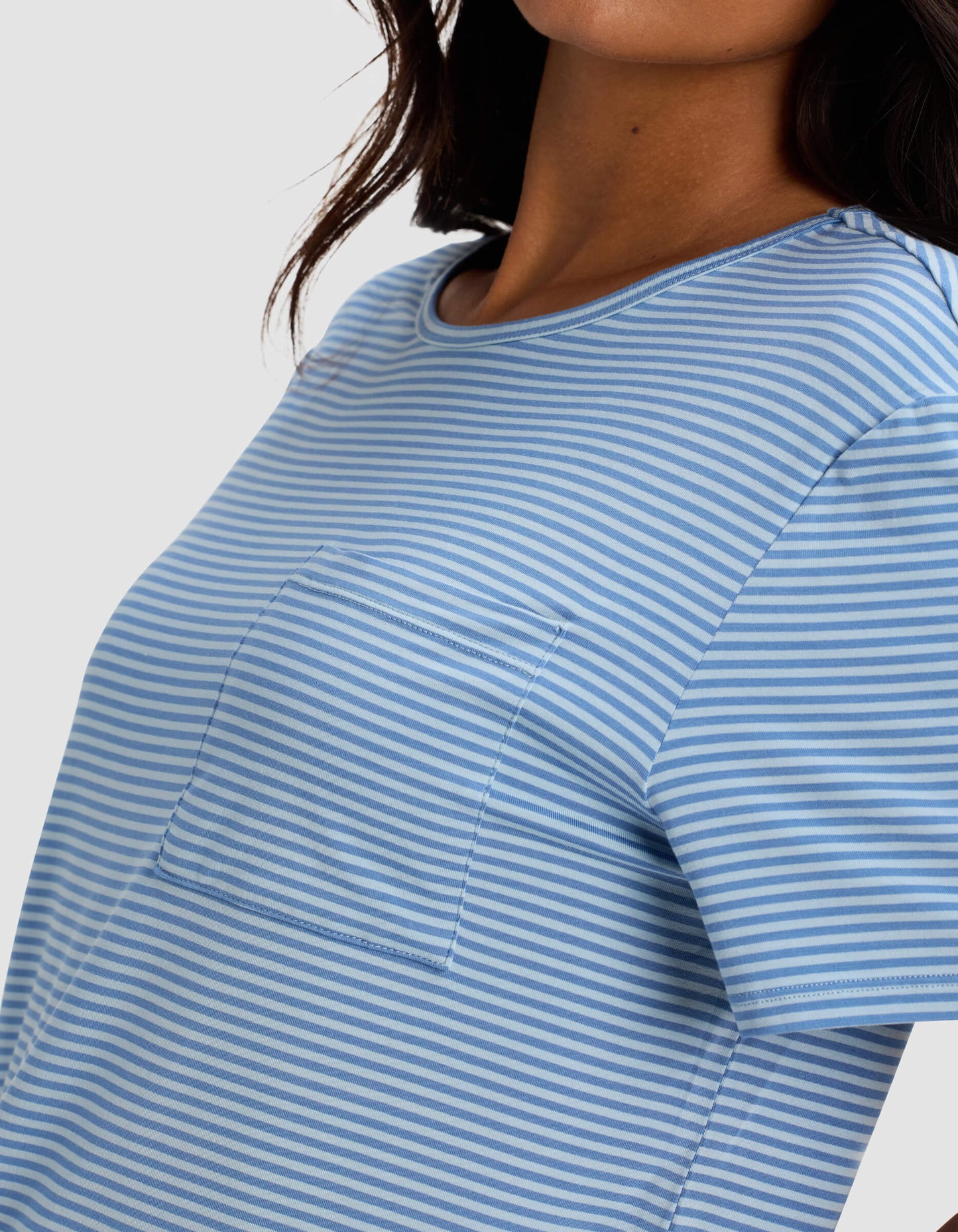 Women's Bamboo Stretch-Knit Lounge Tee & Shorts Set