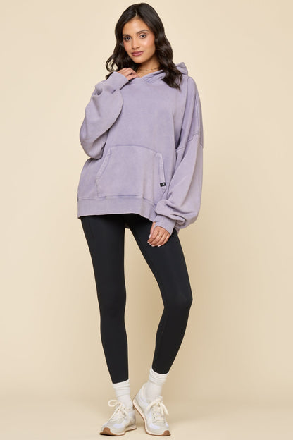 Boxy Boyfriend Hoodie - Vintage Violet
