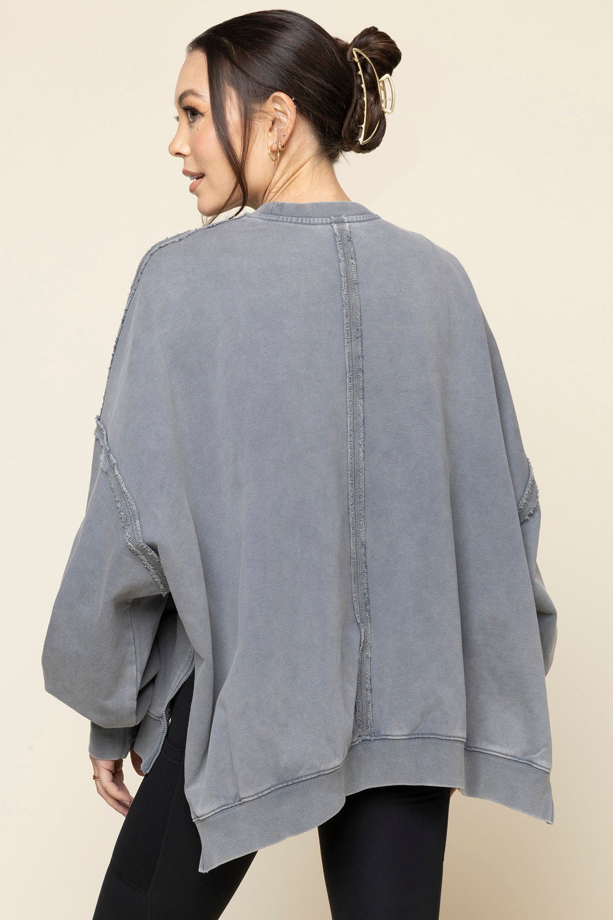 Boxy Crewneck - Vintage Grey