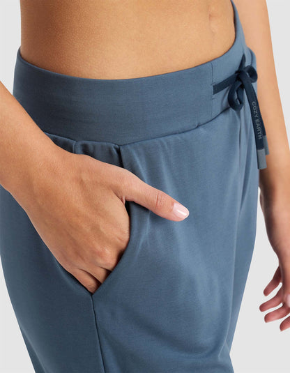 Women's Brushed Bamboo Mock Neck & Jogger Set
