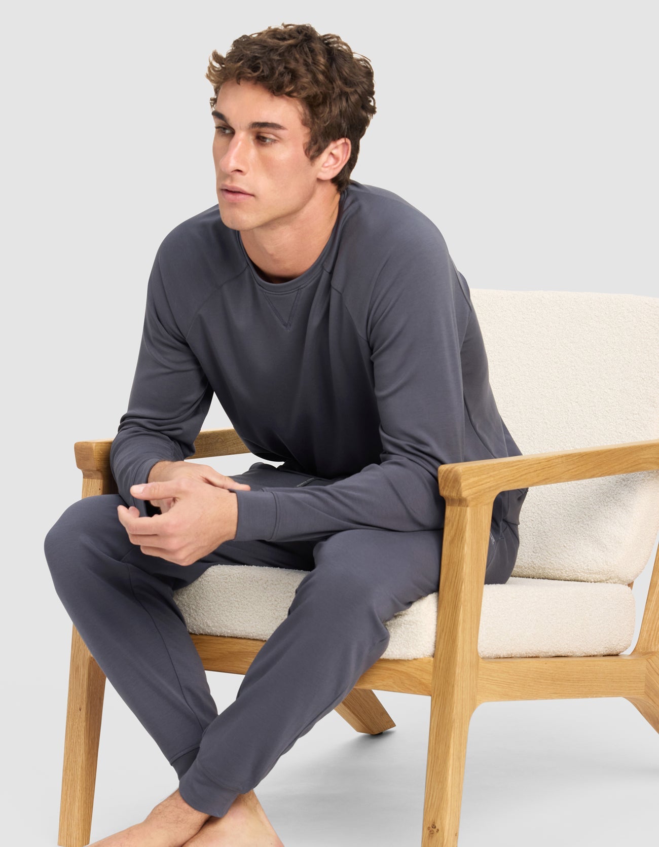 Men's Brushed Bamboo Jogger Set