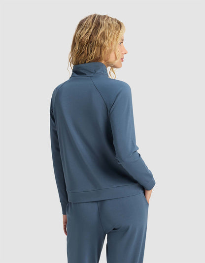 Women's Brushed Bamboo Mock Neck