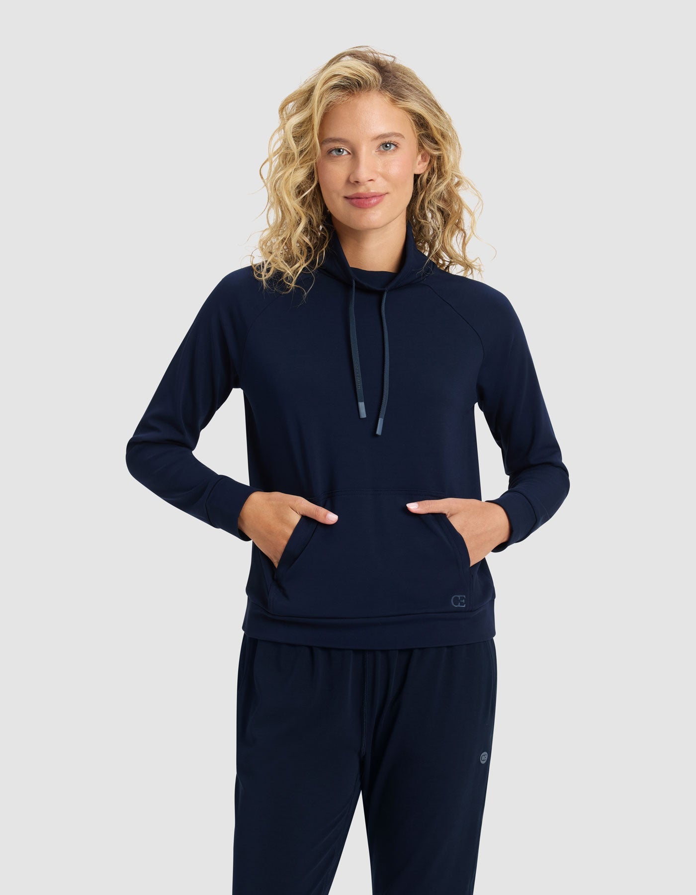 Women's Brushed Bamboo Mock Neck & Jogger Set