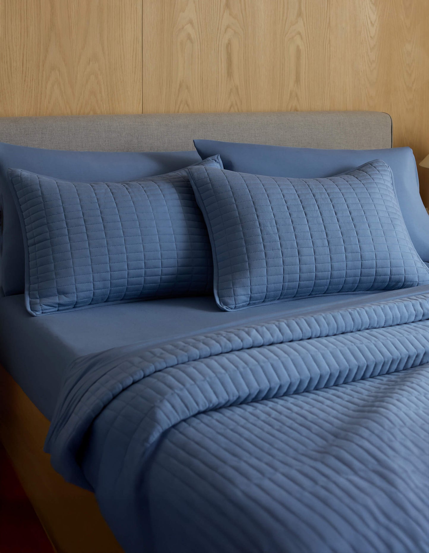 Bamboo Jersey Quilted Shams