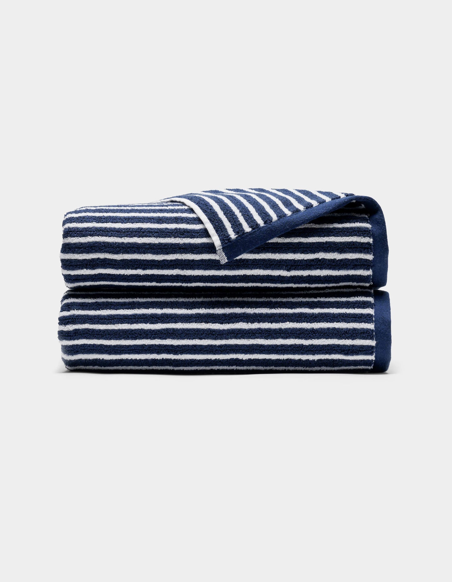 Ribbed Terry Bath Towels