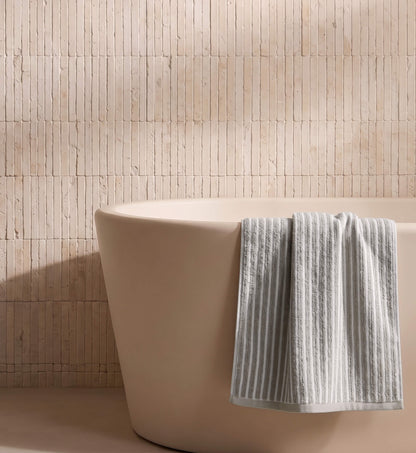 Ribbed Terry Bath Towels