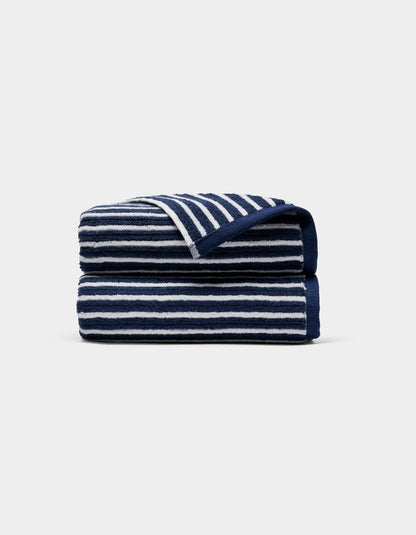 Ribbed Terry Bath Towel Set