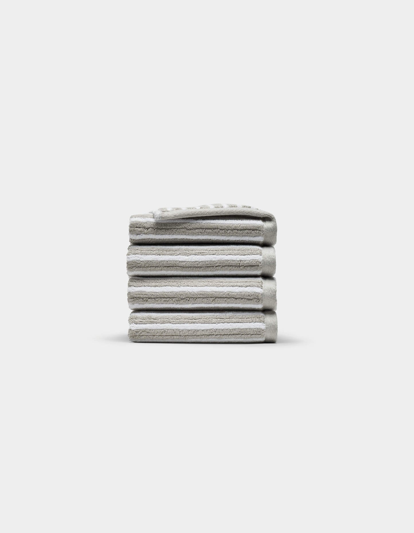 Ribbed Terry Bath Towel Set