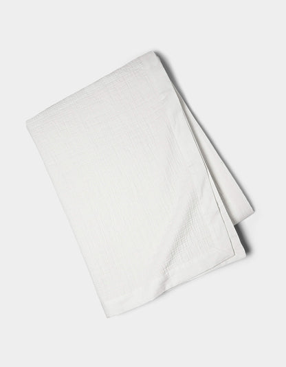 Waterfront Grid Matelasse Blanket