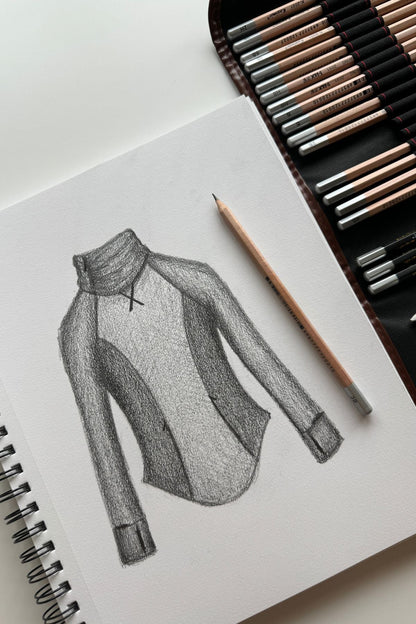 Chasing Pavements Mockneck Pullover - Aubergine