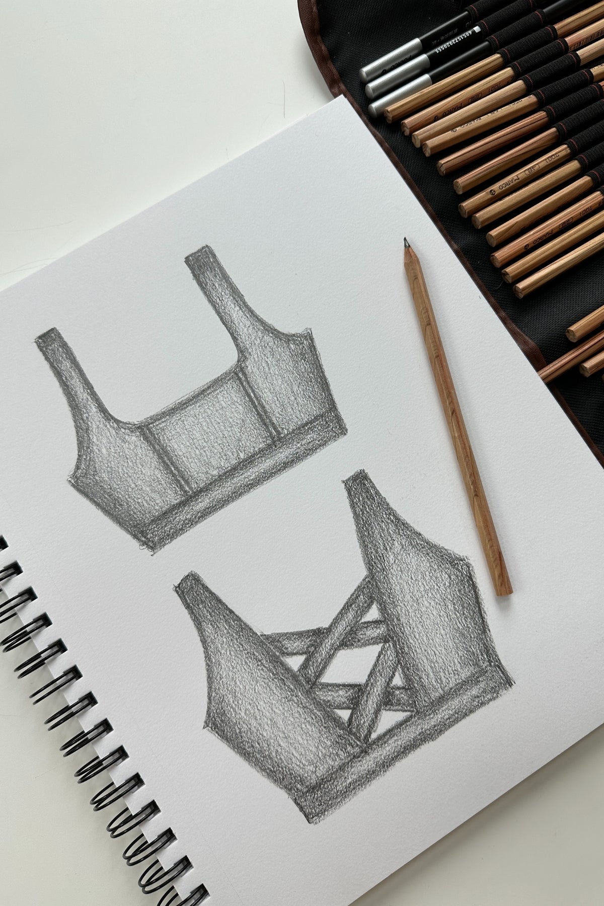 Corset Bra - Digital Lavender