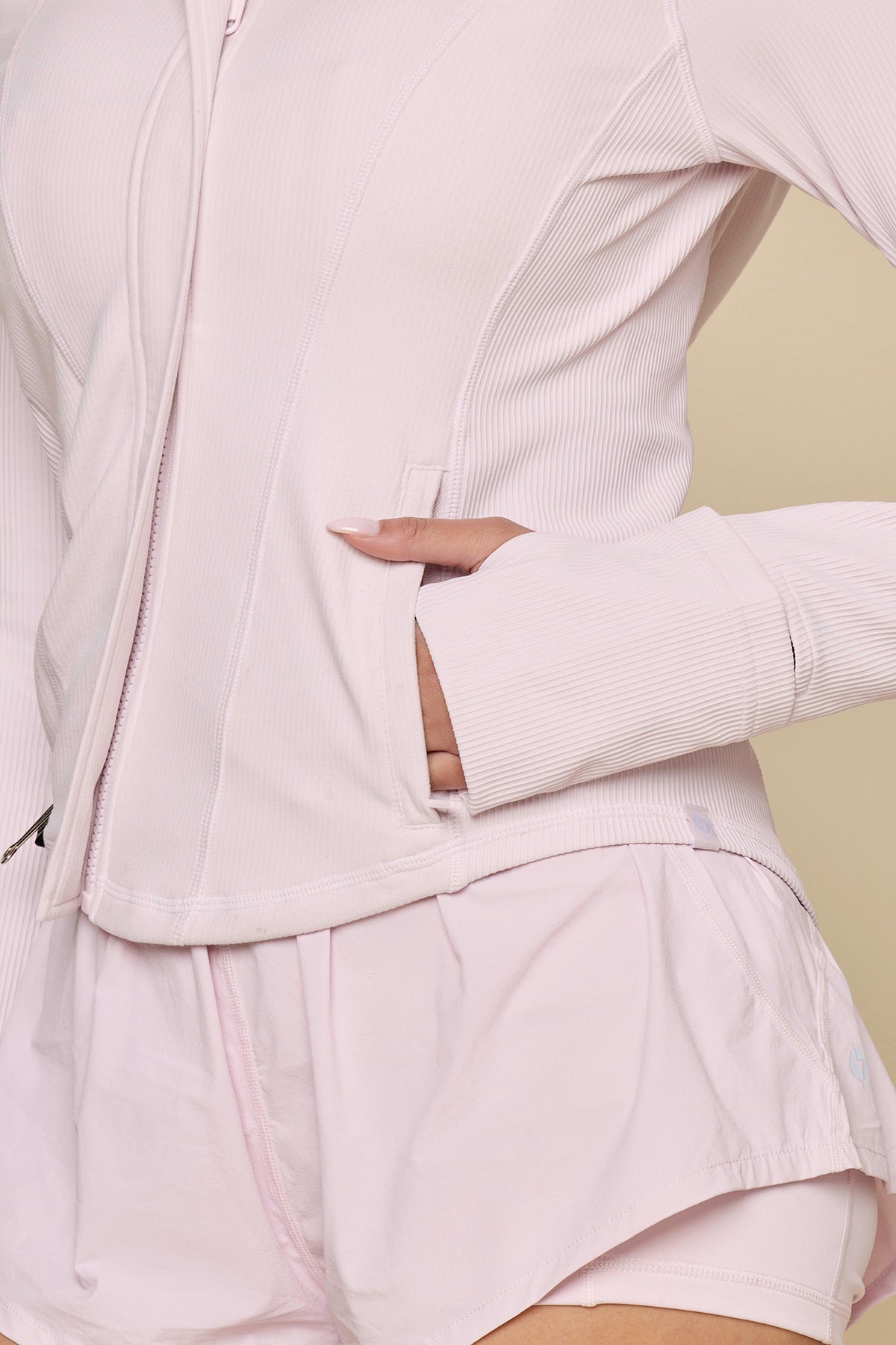 Corset Zip Jacket - Orchid Ice