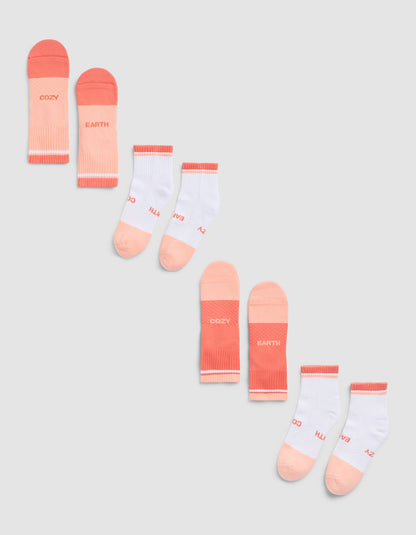 Women's Essential Quarter Sock 4-Pack - Last Chance