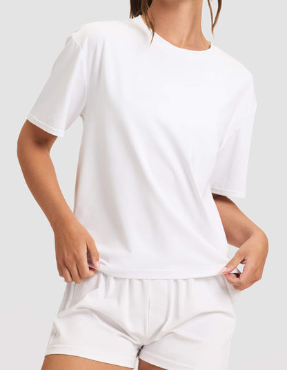 Women's First Layer Pajama Short Sleeve Tee - Last Chance