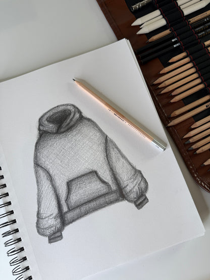 Boxy Boyfriend Hoodie - Vintage Black