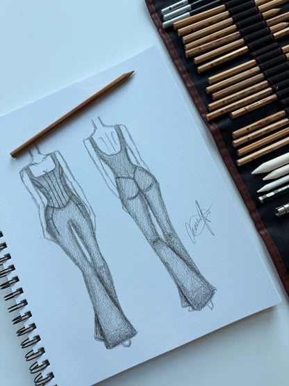 High Society Corset Jumpsuit - Digital Lavender