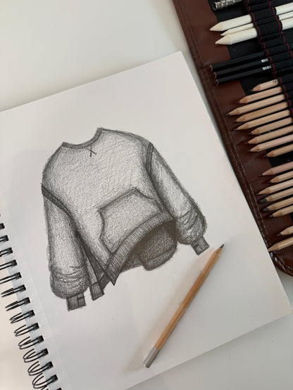 Boxy Crewneck - Vintage Plum